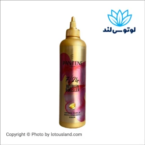 کرم مو آبرسان و‌حجم دهنده موشکی بنفش پنتن مناسب موی فر