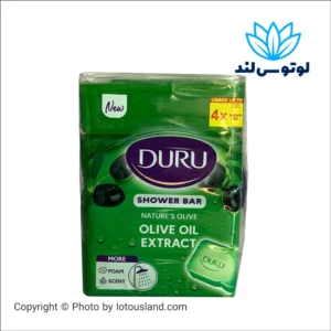 صابون شستشو دورو با رایحه زیتون وزن هر قالب 150 گرم بسته 4 عددی