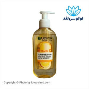 ژل شوینده گارنیر ویتامین سی 200 میل روشن کننده پوست