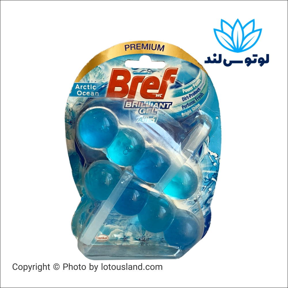 خوشبو کننده ژله ای توالت فرنگی برف رایحه اقیانوس ۸ عددی