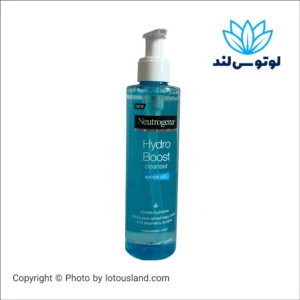 ژل شستشو صورت نوتروژینا مدل Hydro Boost مناسب انوع پوست مخصوصا پوست خشک و دهیدراته حجم 200 میل