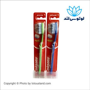 مسواک کلگیت مدل دبل اکشن با برس متوسط