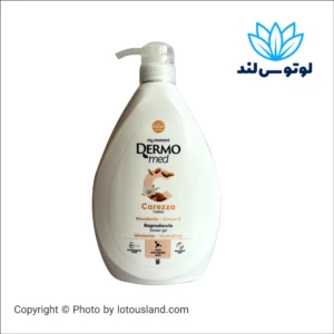 شامپو بدن درمومد مدل carezza رایحه بادام 1000 میل