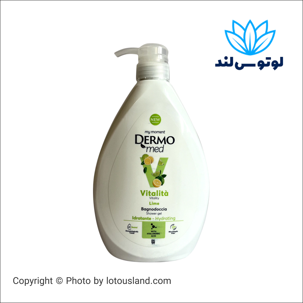 شامپو بدن درمومد مدل ویتالیتا Vitalite رایحه لیمو حجم 1000 میل