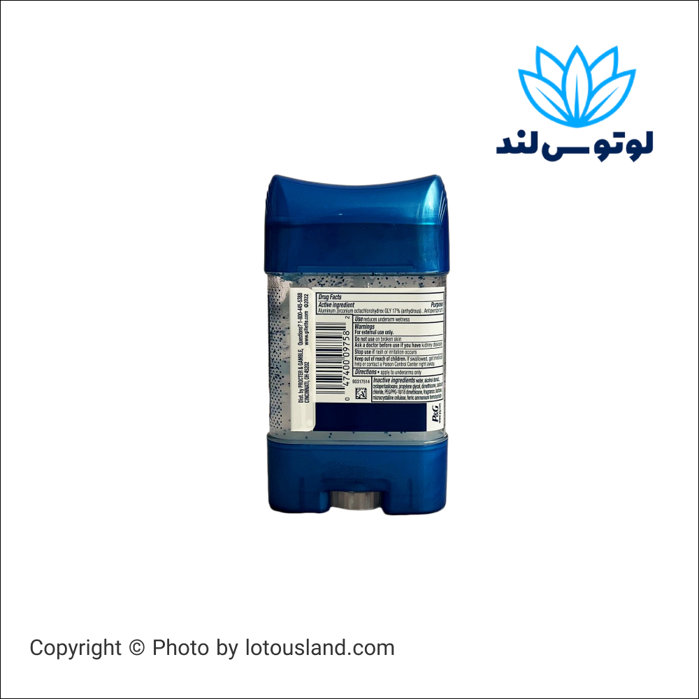 استیک ژله ای ضد تعریق مردانه ژیلت مدل Cool Wave حجم 70 میل