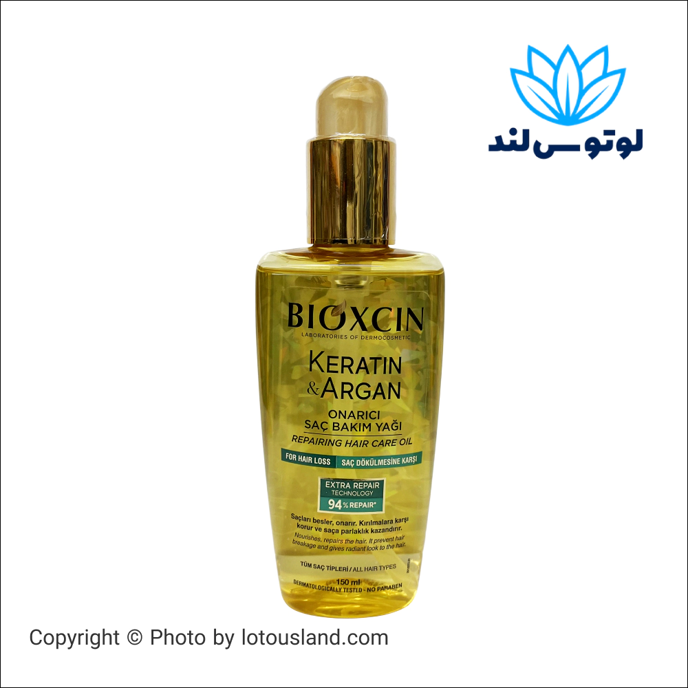 روغن مو ضد ریزش کراتین و آرگان بیوکسین