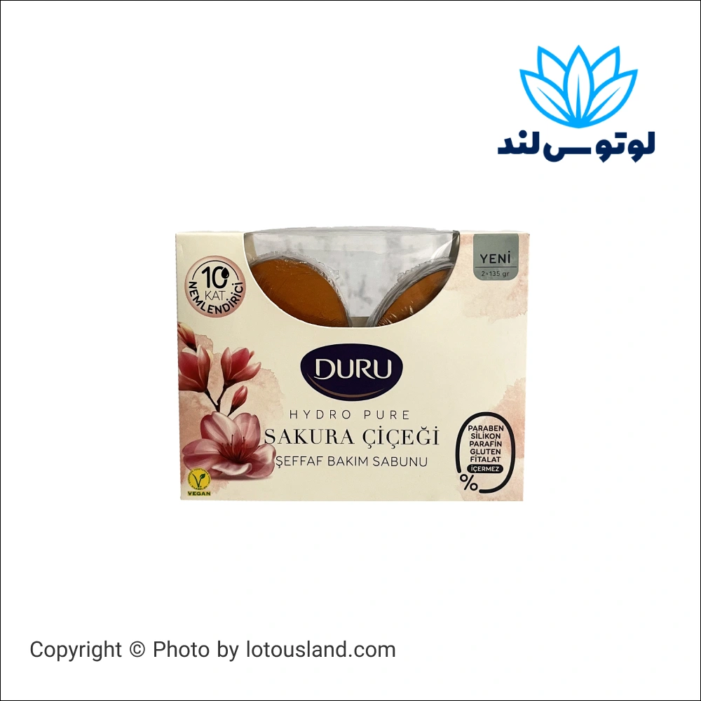 صابون آبرسان دورو حاوی عصاره شکوفه گیلاس