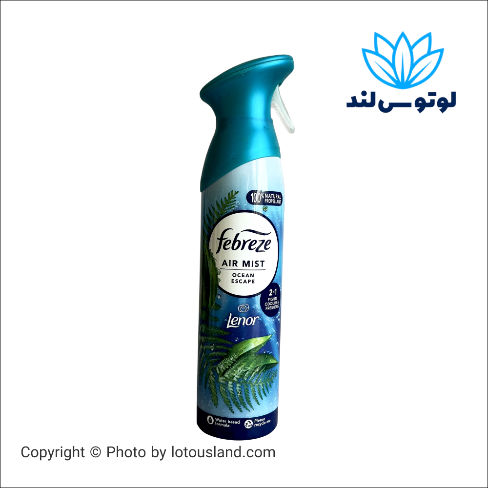 اسپری خوشبو کننده هوا فبرز مدل Febreze Ocean Escape حجم 185 میل