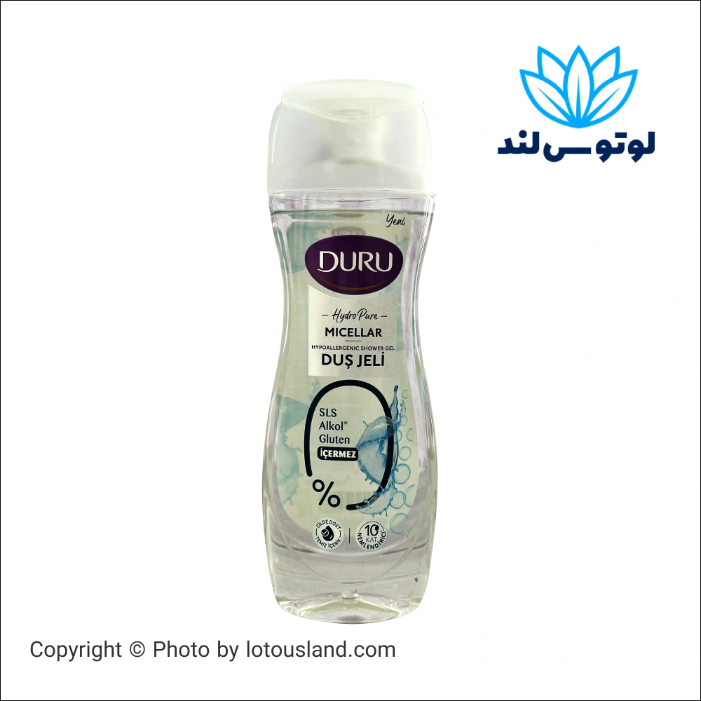 شامپو بدن دورو Duru مدل Micellar Dus Jeli تحت لیسانس حجم 450 میلی لیتر