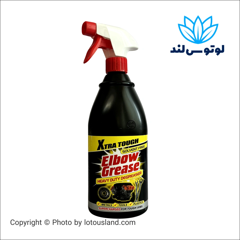اسپری چربی زدا ابزار آلات البو گریس Elbow Grease مدل Heavy Duty Degreaser حجم 1000 میل