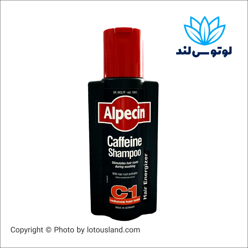 شامپو آلپسین سی وان C1 ضد ریزش و کافئینه 250 میل