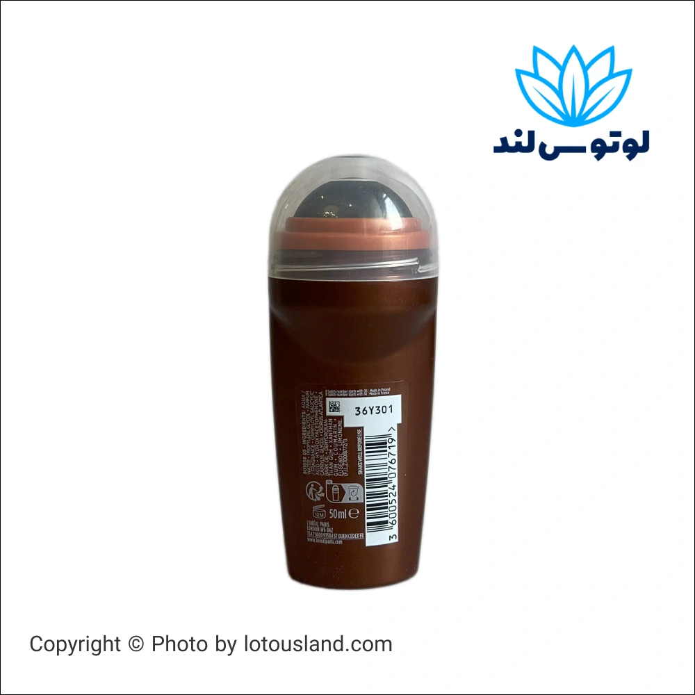 دئودورانت رول-آن L'Oréal Men Expert BarberClub با محافظت 48 ساعته و رایحه چوبی و تازه