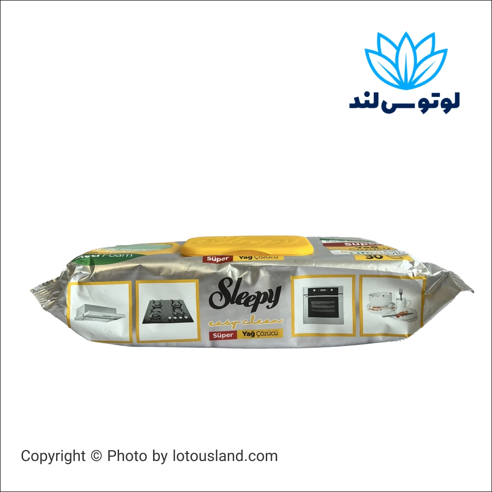 دستمال رولی Sleepy برای پاکسازی چربی و لکهها