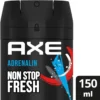 Axe Adrenaline اسپری ضدعرق مردانه با رایحه نارنگی و صندل