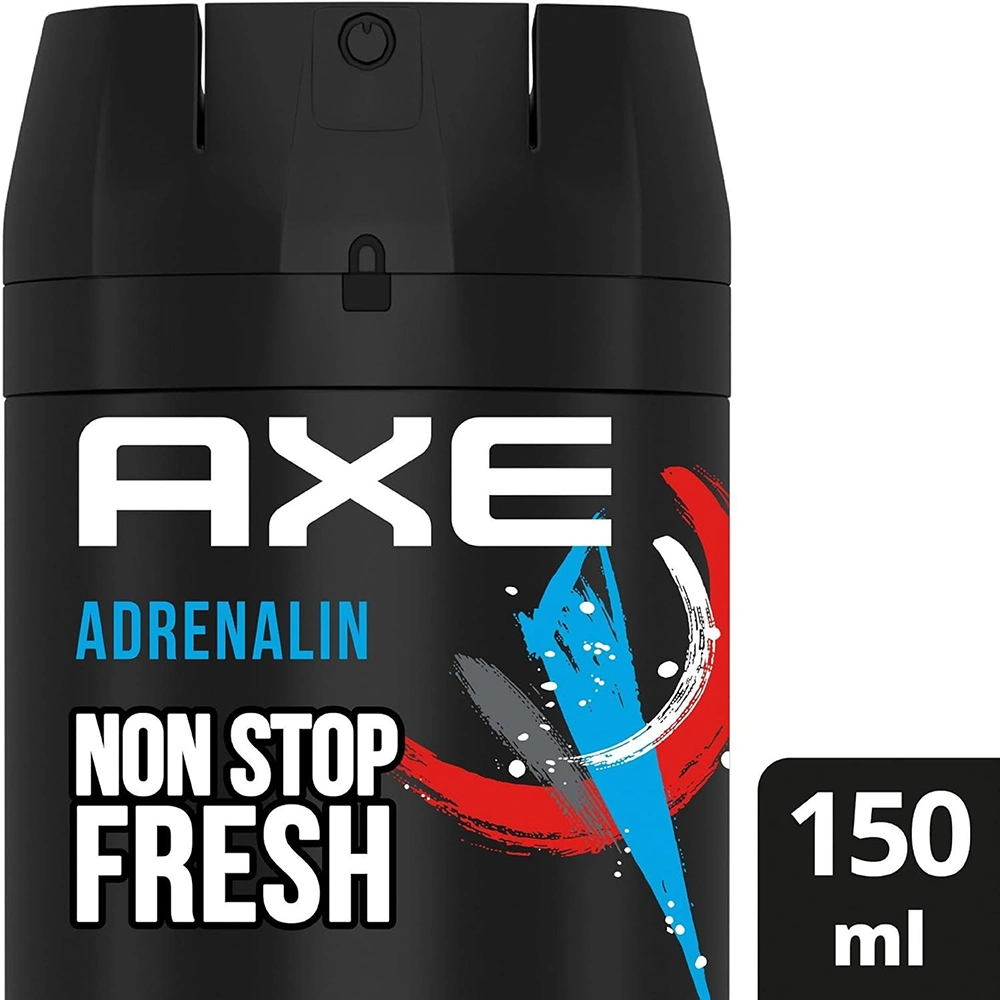 Axe Adrenaline اسپری ضدعرق مردانه با رایحه نارنگی و صندل