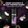 Axe Excite اسپری ضدعرق با رایحه نارگیل و فلفل سیاه