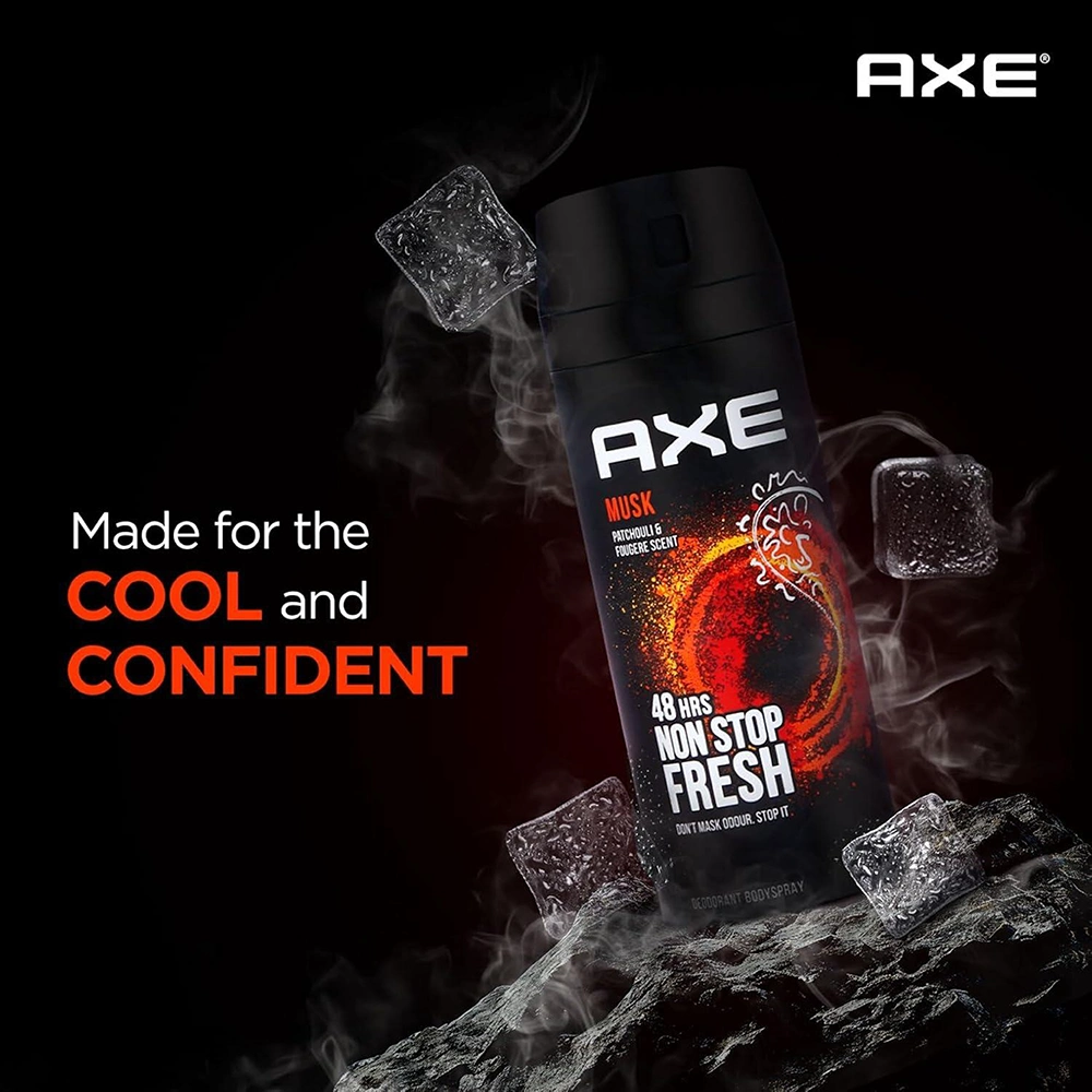 Axe Musk اسپری ضدعرق با رایحه مشک و پاتچولی