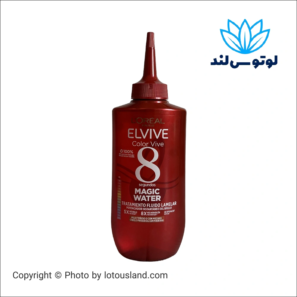 سرم مو 8 ثانیه لورآل مدل Color Vive برای موهای رنگ‌شده
