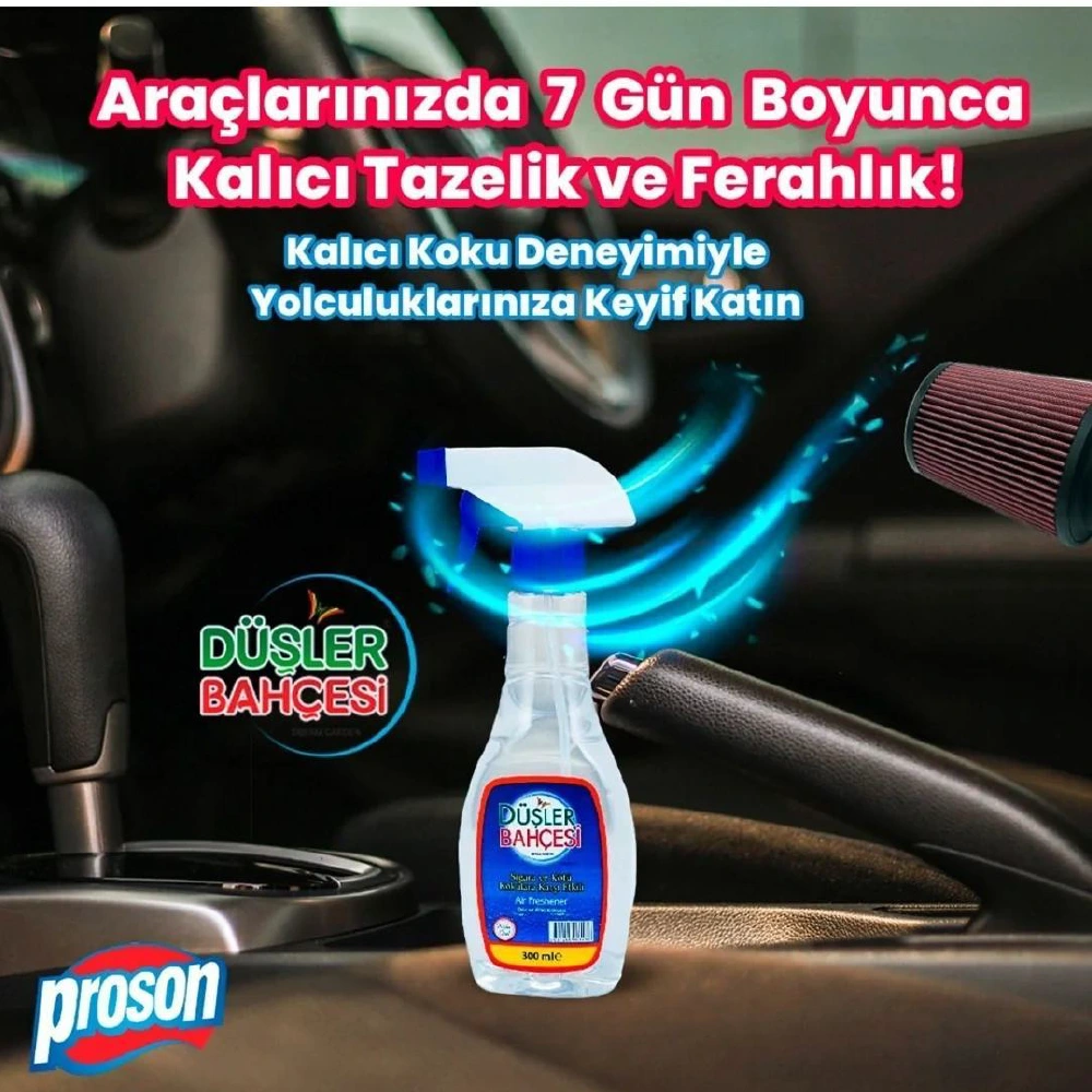 اسپری خوشبوکننده هوا دوشلر Düşler Bahçesi اقیانوس ضد دود سیگار