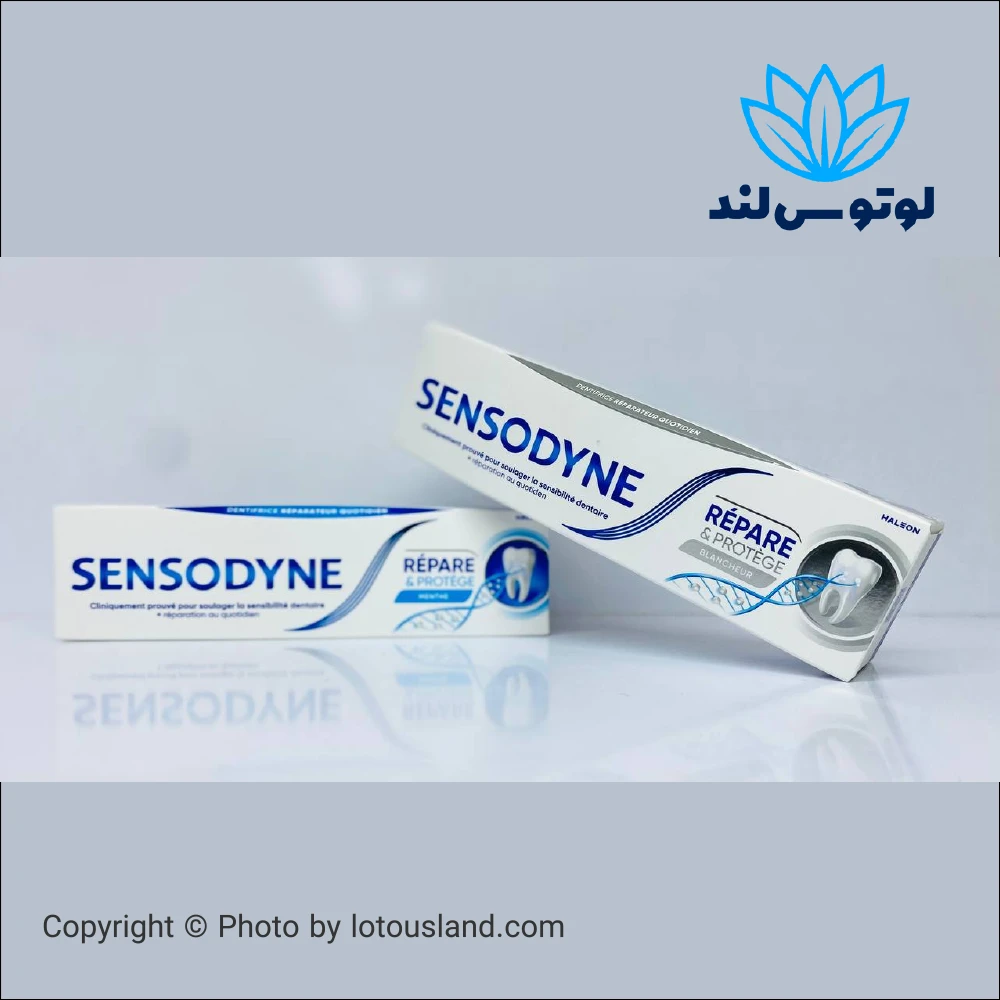 خمیردندان سنسوداین ترمیم و محافظت سفیدکننده