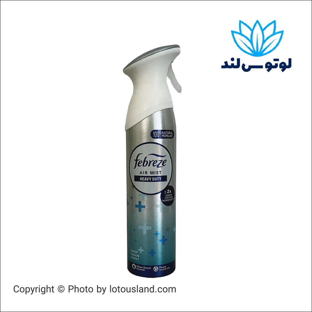 اسپری خوشبو کننده هوا فبرز Heavy Duty Crisp Clean