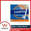 تامپون تامپکس مدل Non Plastic سایز Super Plus بسته 20 عددی